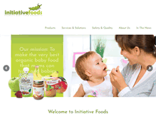 Tablet Screenshot of initiativefoods.com
